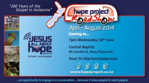 Hope Project - ROADSHOW 2014