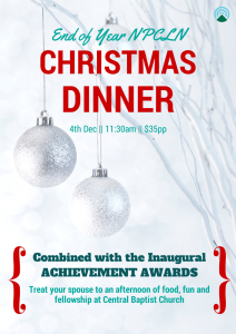 NPCLN Inaugural Awards & Christmas Dinner 2014